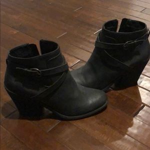 Lucky Brand Black Eloy Heeled Bootie
